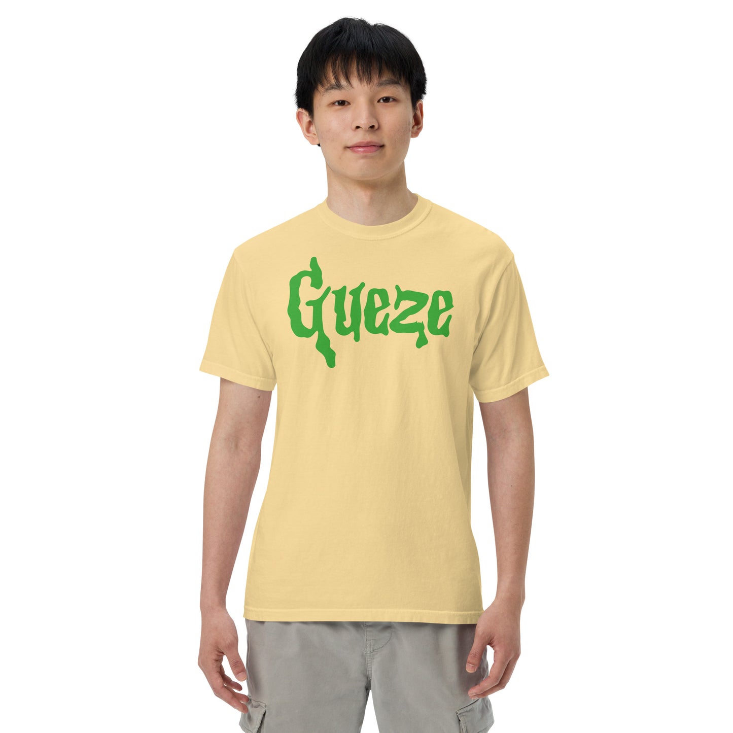 Gueze Slime Green heavyweight t-shirt Unisex