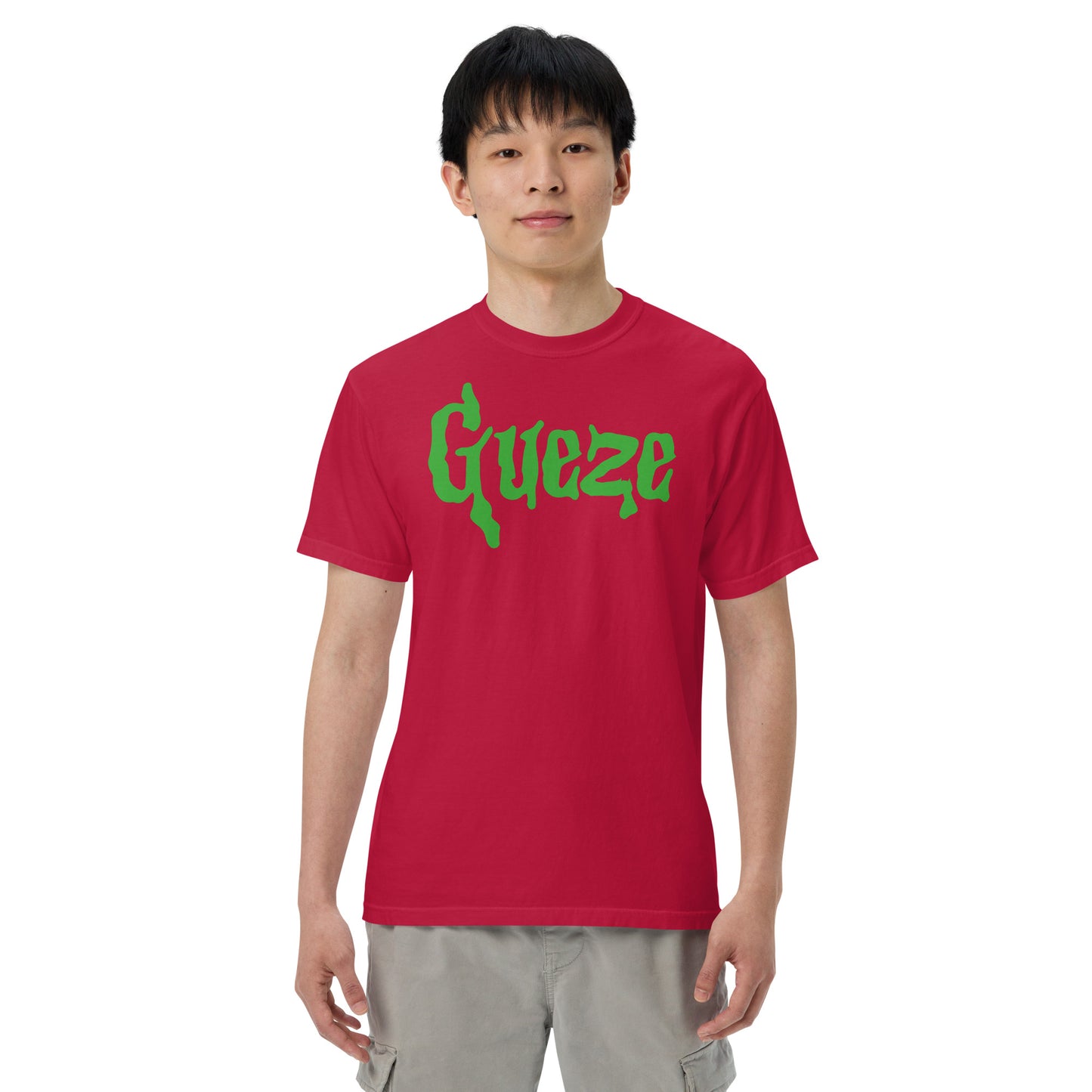 Gueze Slime Green heavyweight t-shirt Unisex