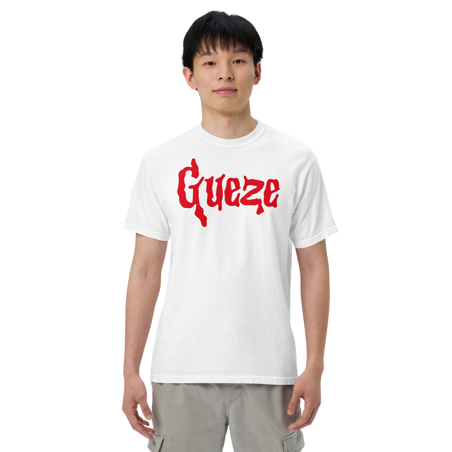 Gueze Blood red heavyweight t-shirt Unisex